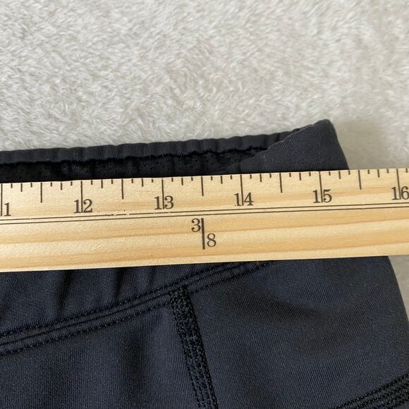 REI Straight Leg Athletic Pants Women M Black High‎ Waisted Zipper Leg Stretch - Picture 10 of 12